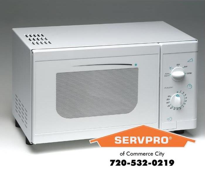 A microwave oven is shown.