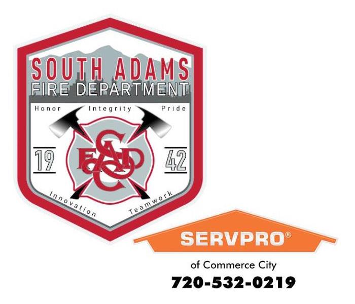 A picture of the South Adams Fire Department logo is shown. 